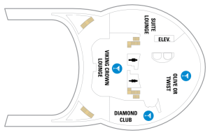 Cruise met Royal Caribbean's Independence of the Seas. Bekijk het hele dekkenplan op Cruise2Travel. Boek nu!