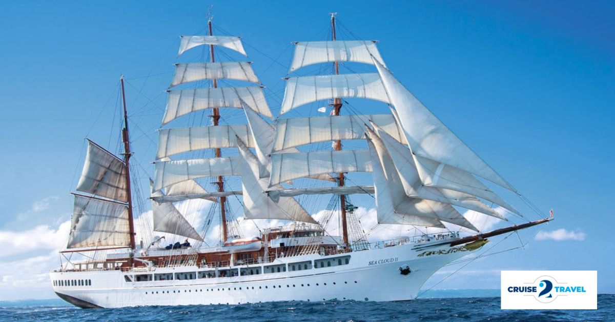 Cruise met Sea Cloud's Sea Cloud II. Bekijk hier het complete cruise aanbod en boek uw cruise bij Cruise2Travel