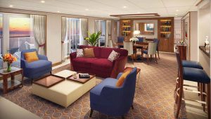 Cruise met Seabourn's Seabourn Encore. Bekijk hier de verschillende categorieën hutten en het complete cruise aanbod op Cruise2Travel