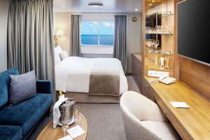 Cruise met Seadream's Seadream II. Bekijk alle hutcategorieën en boek uw volgende cruise bij Cruise2Travel.
