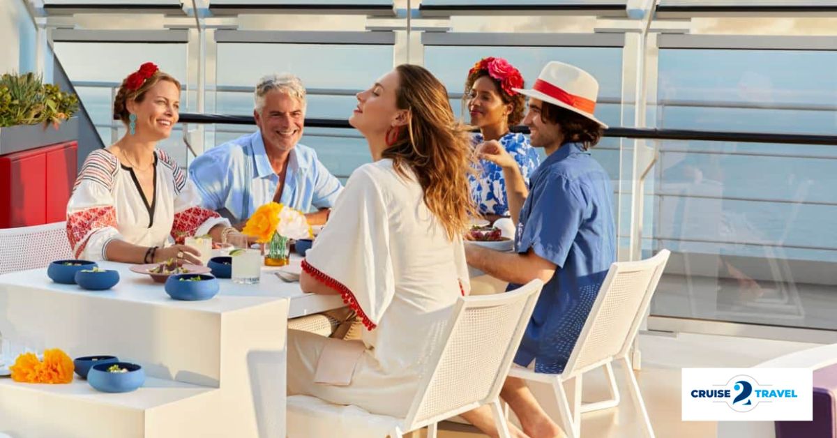 Cruise met Virgin Voyages' Brilliant Lady. Bekijk het complete cruise aanbod op Cruise2Travel. Boek nu!