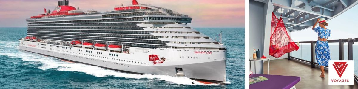 Cruise met Virgin Voyages' Resilient Lady. Bekijk het complete cruise aanbod op Cruise2Travel. Boek nu!