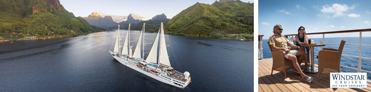 Cruise met Windstar's Wind Star. Bekijk het complete cruise aanbod op Cruise2Travel. Boek nu!