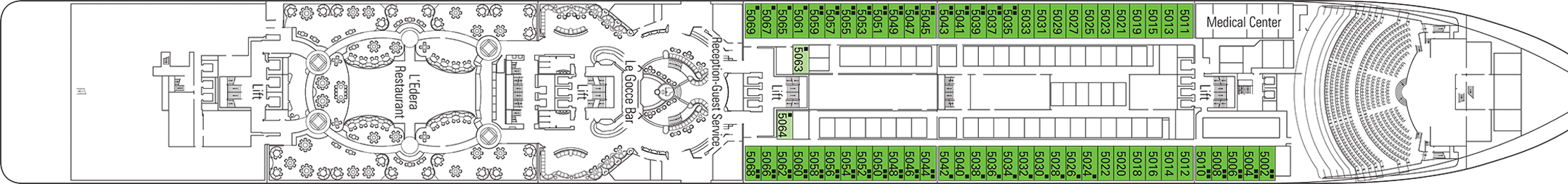 Cruise met MSC Cruises' MSC Magnifica. Bekijk het complete cruise aanbod op Cruise2Travel. Boek nu!