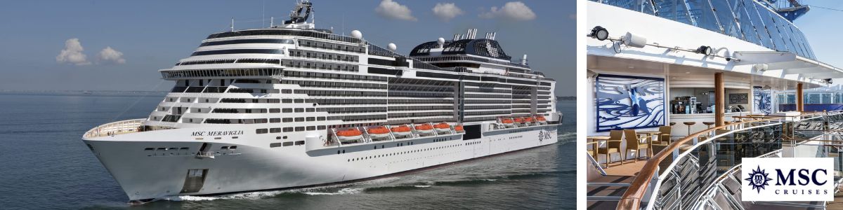 Cruise met MSC Cruises' MSC Meraviglia. Bekijk het complete cruise aanbod op Cruise2Travel. Boek nu!