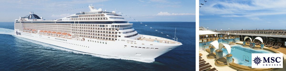 Cruise met MSC Cruises' MSC Musica. Bekijk het complete cruise aanbod op Cruise2Travel. Boek nu!