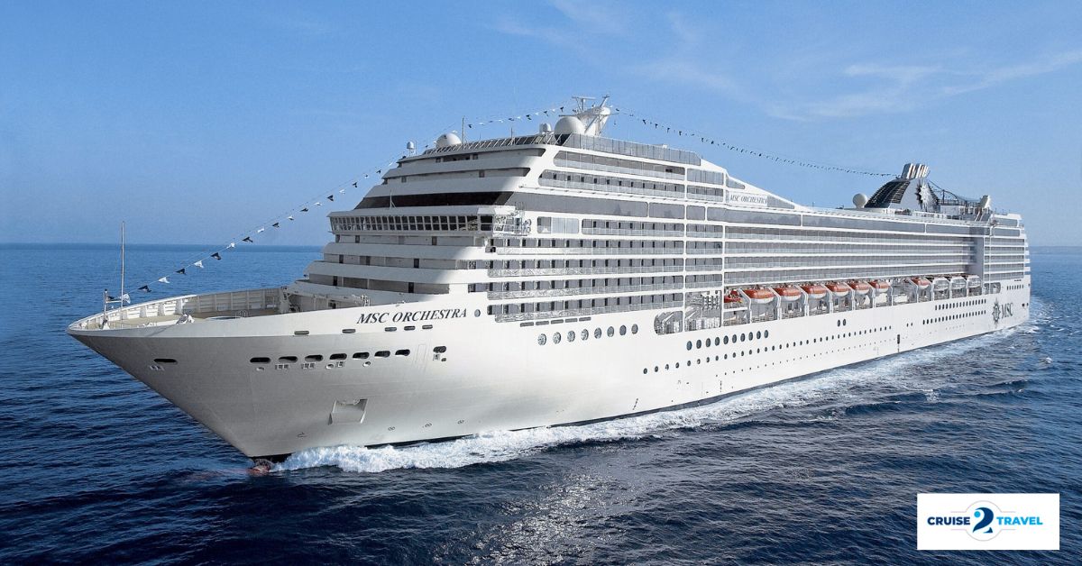 Cruise met MSC Cruises' MSC Orchestra. Bekijk het complete cruise aanbod op Cruise2Travel. Boek nu!