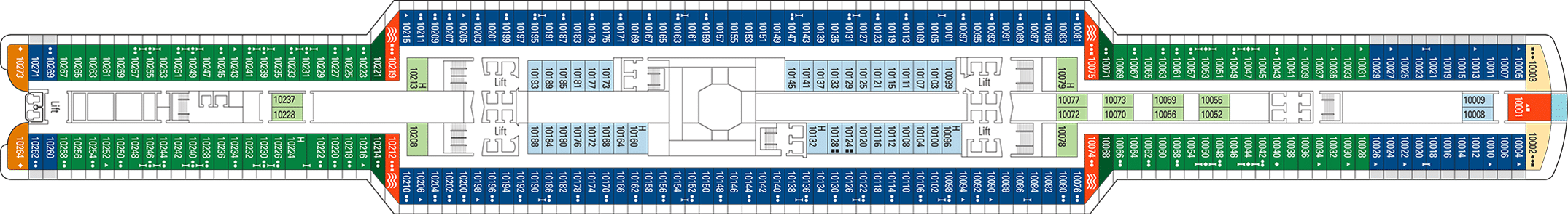 Cruise met MSC Cruises' MSC Seaside. Bekijk het complete cruise aanbod op Cruise2Travel. Boek nu!