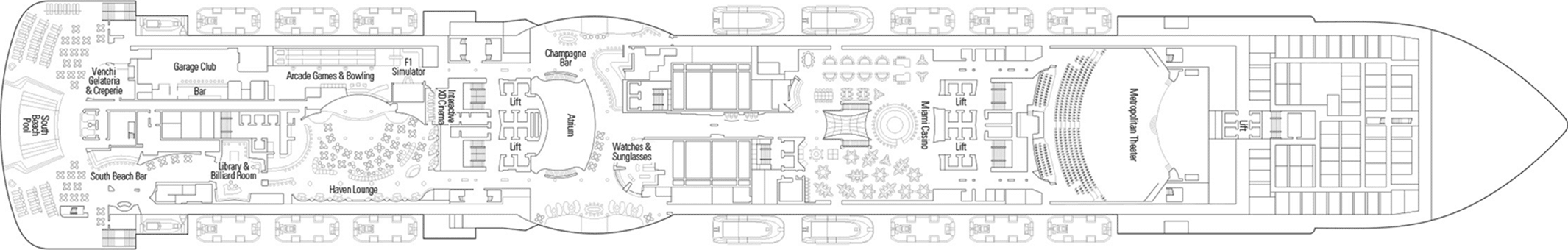 Cruise met MSC Cruises' MSC Seaside. Bekijk het complete cruise aanbod op Cruise2Travel. Boek nu!