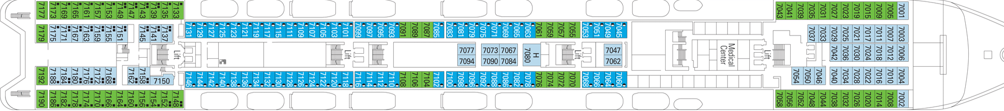 Cruise met MSC Cruises' MSC Sinfonia. Bekijk het complete cruise aanbod op Cruise2Travel. Boek nu!