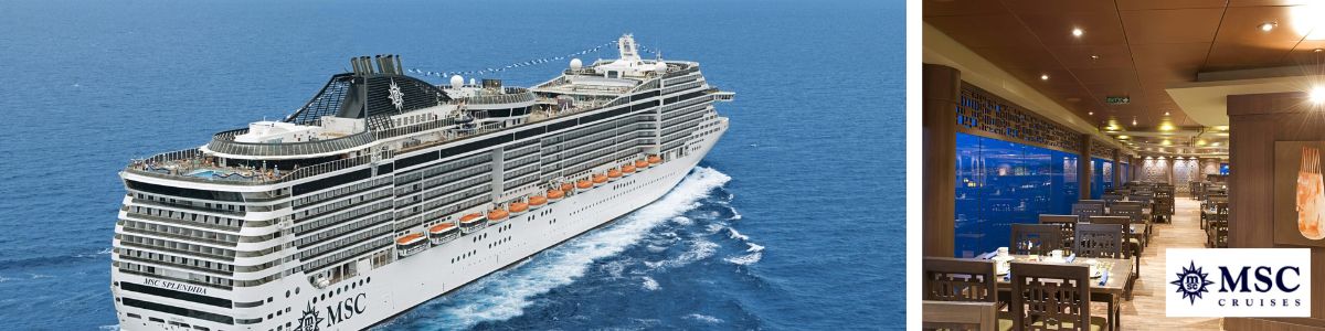 Cruise met MSC Cruises' MSC Splendida. Bekijk het complete cruise aanbod op Cruise2Travel. Boek nu!