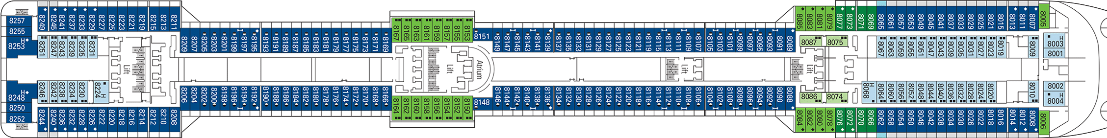 Cruise met MSC Cruises' MSC Splendida. Bekijk het complete cruise aanbod op Cruise2Travel. Boek nu!