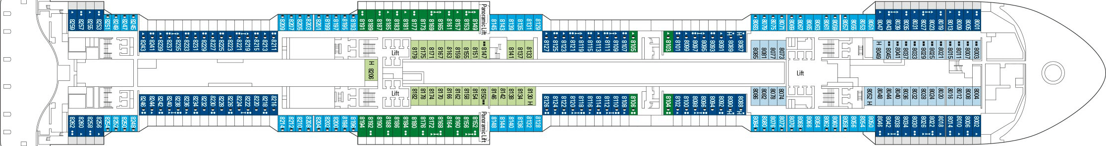 Cruise met MSC Cruises' MSC Virtuosa. Bekijk het complete cruise aanbod op Cruise2Travel. Boek nu!