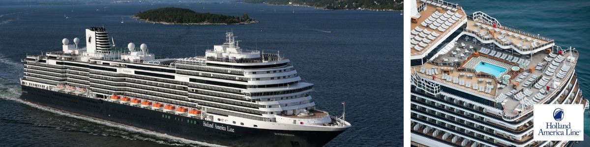 Cruise met Holland America lines Koningsdam. Bekijk het complete cruise aanbod op Cruise2Travel. Boek nu!