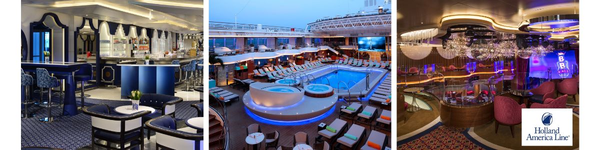 Cruise met Holland America lines Koningsdam. Bekijk het complete cruise aanbod op Cruise2Travel. Boek nu!