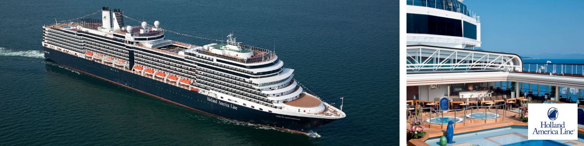 Cruise met Holland America lines Nieuw Amsterdam. Bekijk het complete cruise aanbod op Cruise2Travel. Boek nu!