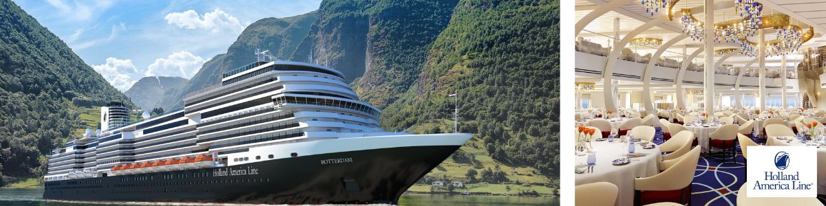 Cruise met Holland America lines Rotterdam. Bekijk het complete cruise aanbod op Cruise2Travel. Boek nu!