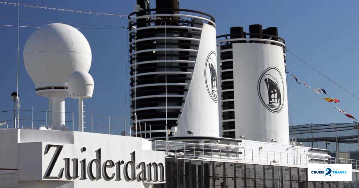 Cruise met Holland America lines Zuiderdam. Bekijk het complete cruise aanbod op Cruise2Travel. Boek nu!